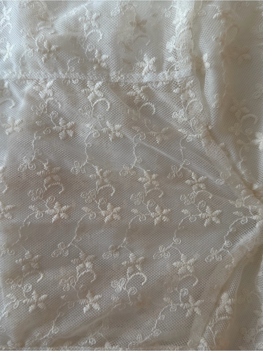 Kimchi Blue Cream Floral Lace Top - Picture 3 of 6
